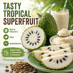 💥🌸 Organic Soursop (Graviola) Seeds – Non-GMO Heirloom Tropical Fruit seeds