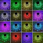 Solar Mandala Wall Light | Outdoor Garden Fence Projector Lamp 🪐🌌