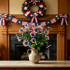 🔥4th of July Hot Sale 60% Off 🔥 Patriotic Red White Blue Artificial Flowers💐