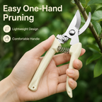 Compact Curved-Blade Garden Pruning Shears