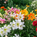 Double-petaled bicolor fragrant lily Bulbs—Fresh and Sweet