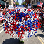 🔥4th of July Hot Sale 60% Off 🔥 Patriotic Red White Blue Artificial Flowers💐