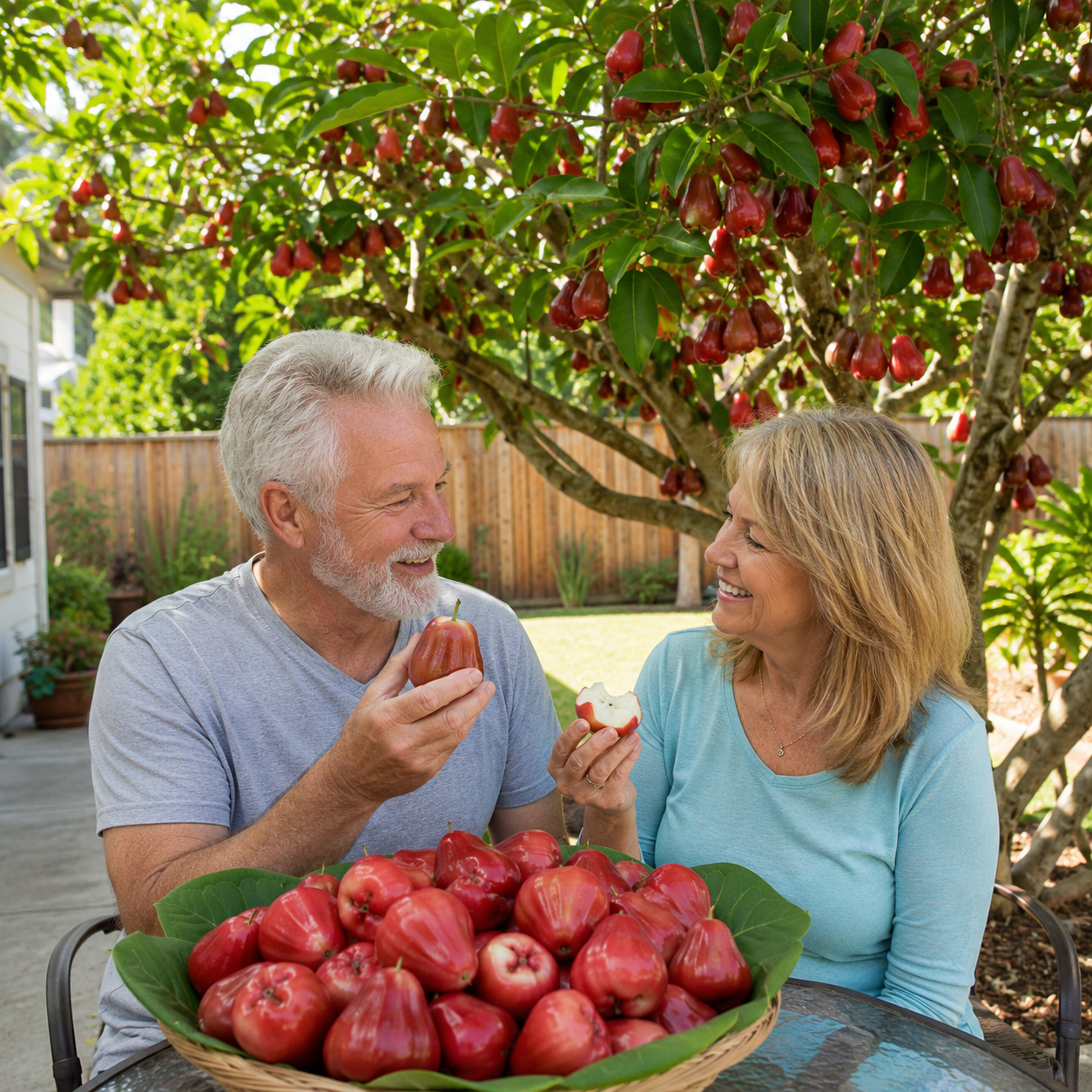 Live Wax Apple Tree Starter – Sweet, Crisp Tropical Fruit