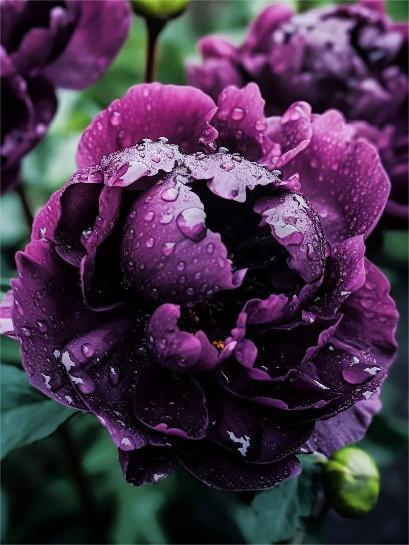 💙💛Blue Yellow Peony Flower Seeds