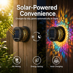 Solar Mandala Wall Light | Outdoor Garden Fence Projector Lamp 🪐🌌