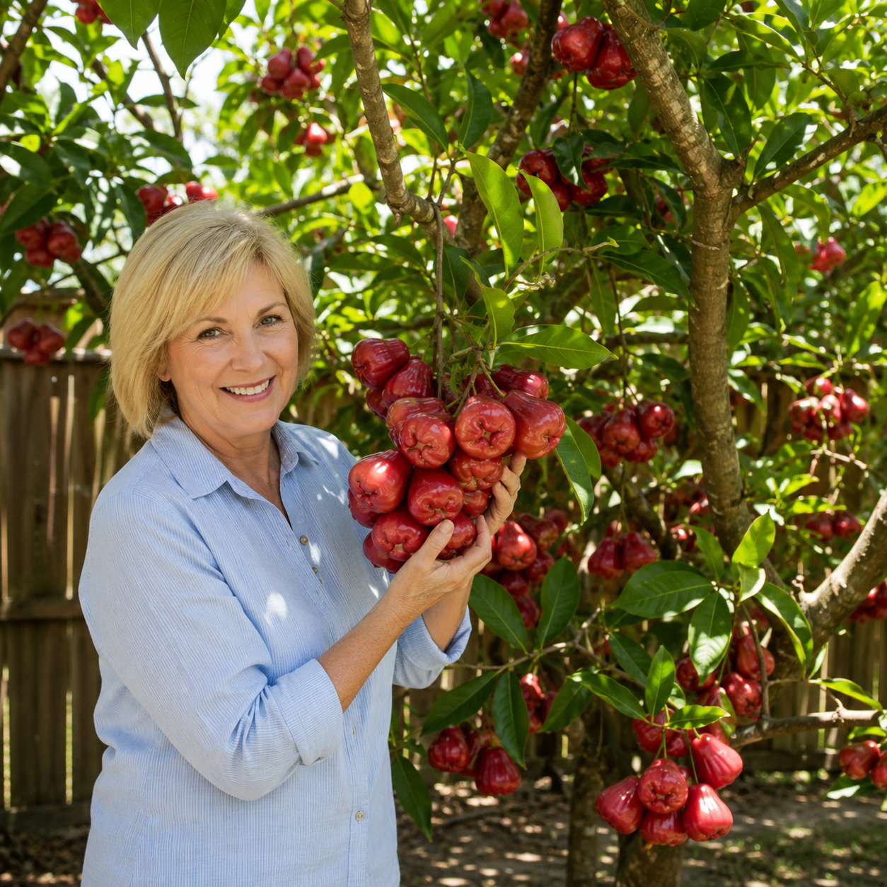 Live Wax Apple Tree Starter – Sweet, Crisp Tropical Fruit