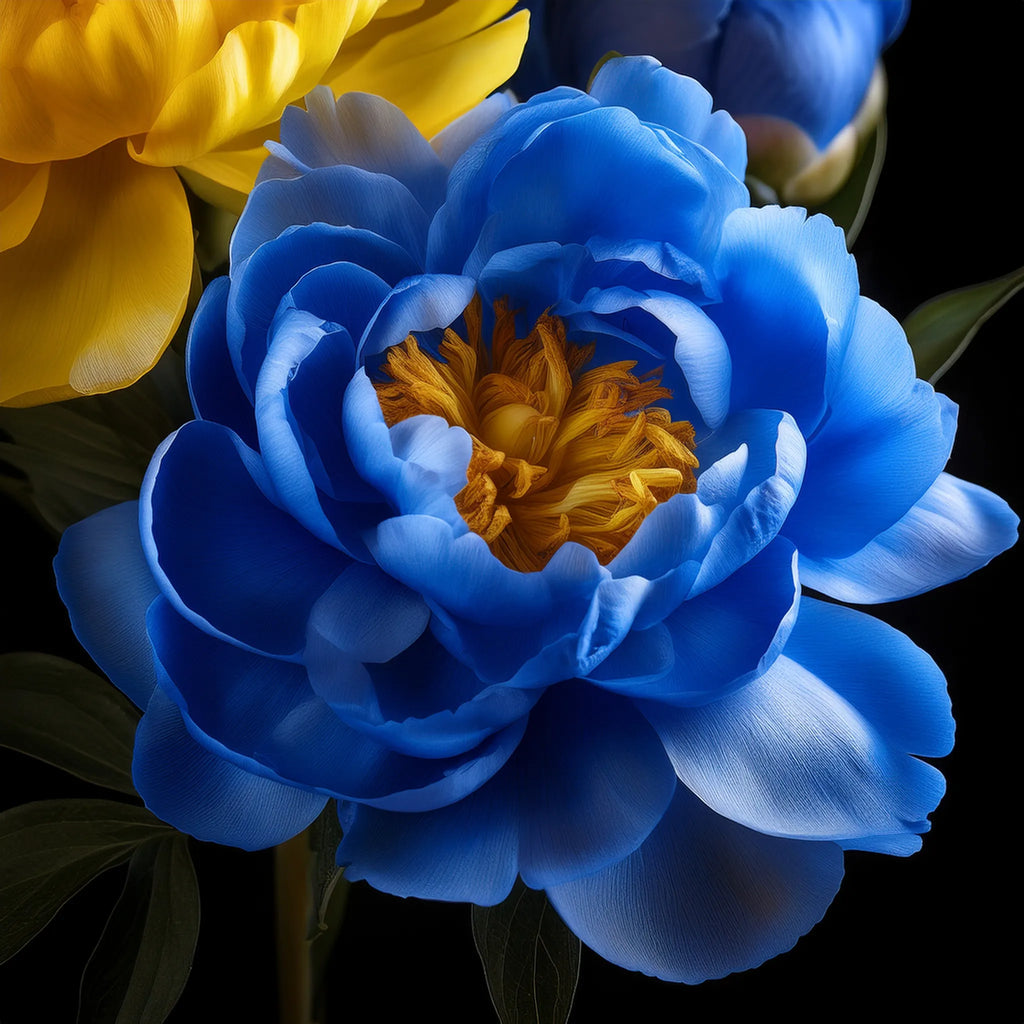 💙💛Blue Yellow Peony Flower Seeds