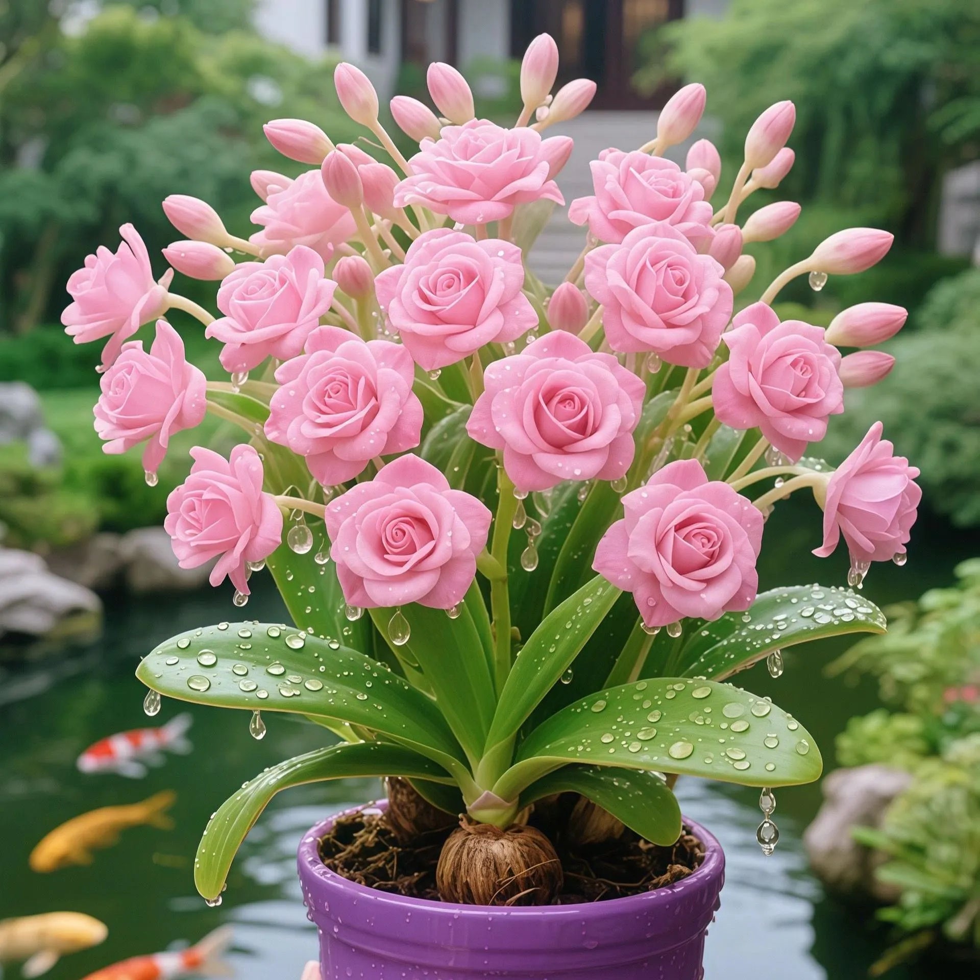 🌹🎉Double-flowered Rose Orchid Bulbs-Cold-resistant and fragrant